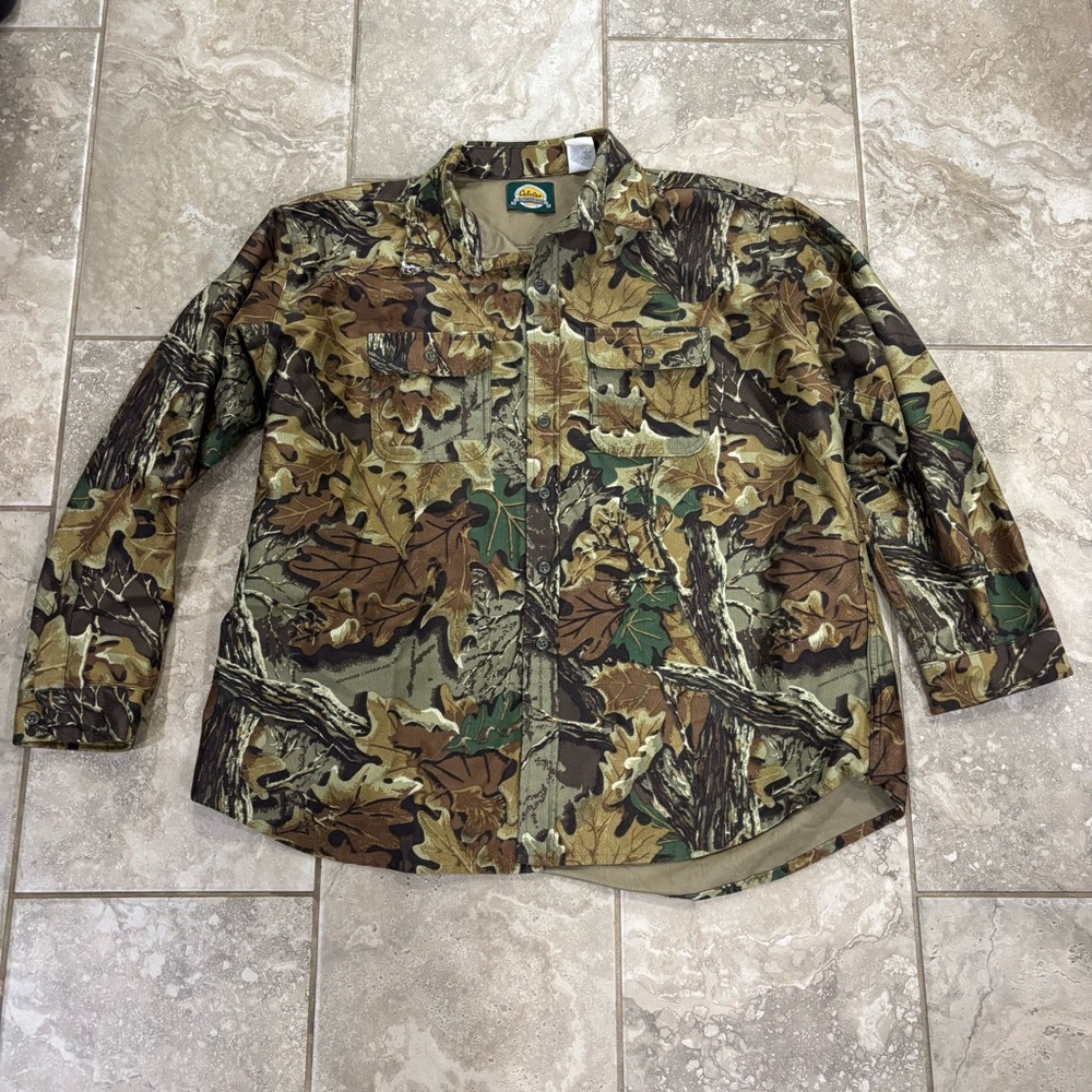 Vintage Cabela’s Men’s Advantage Camouflage Shirt‎ Sz 3XL